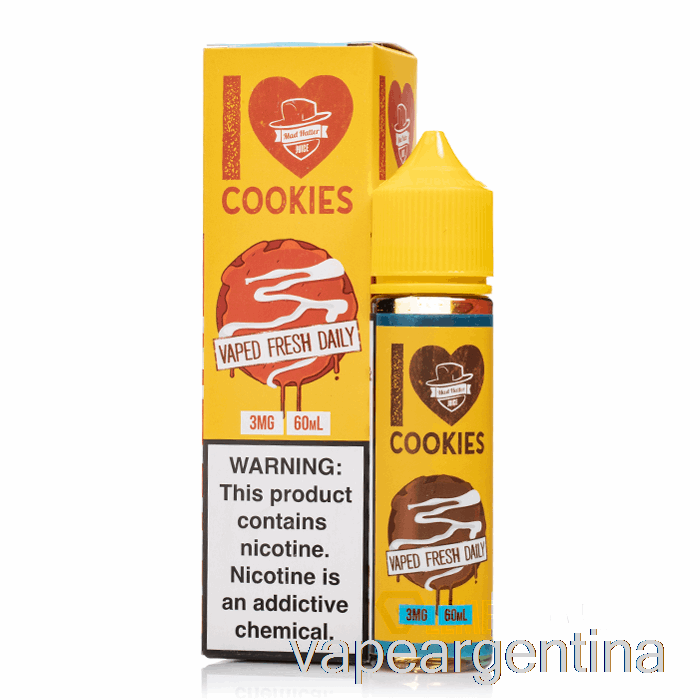 I Love Cookies - Jugo Del Sombrerero Loco - 60ml 6mg Vape Descartable